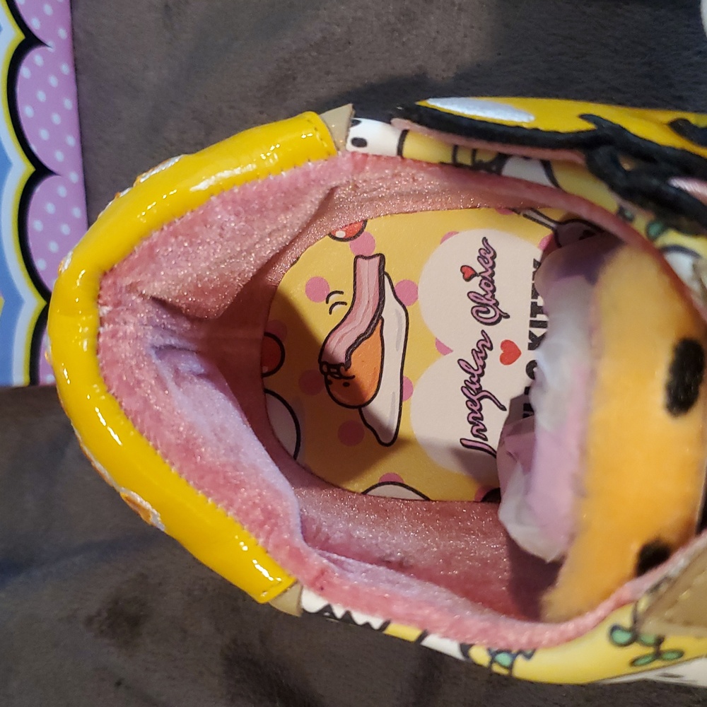 Irregular Choice Gudetama No Get Up And Go Sneakers Size 37 Brand New In Box - Picture 6 of 6